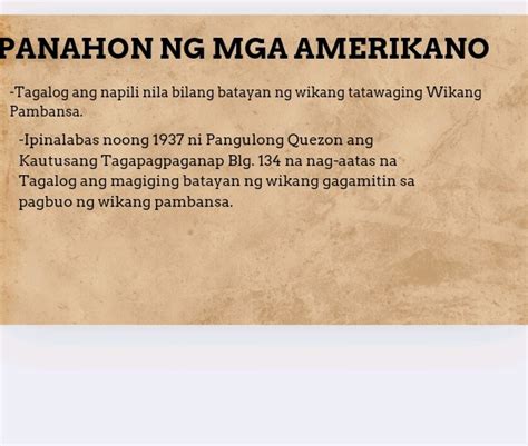 AMERIKANA (Tagalog).
